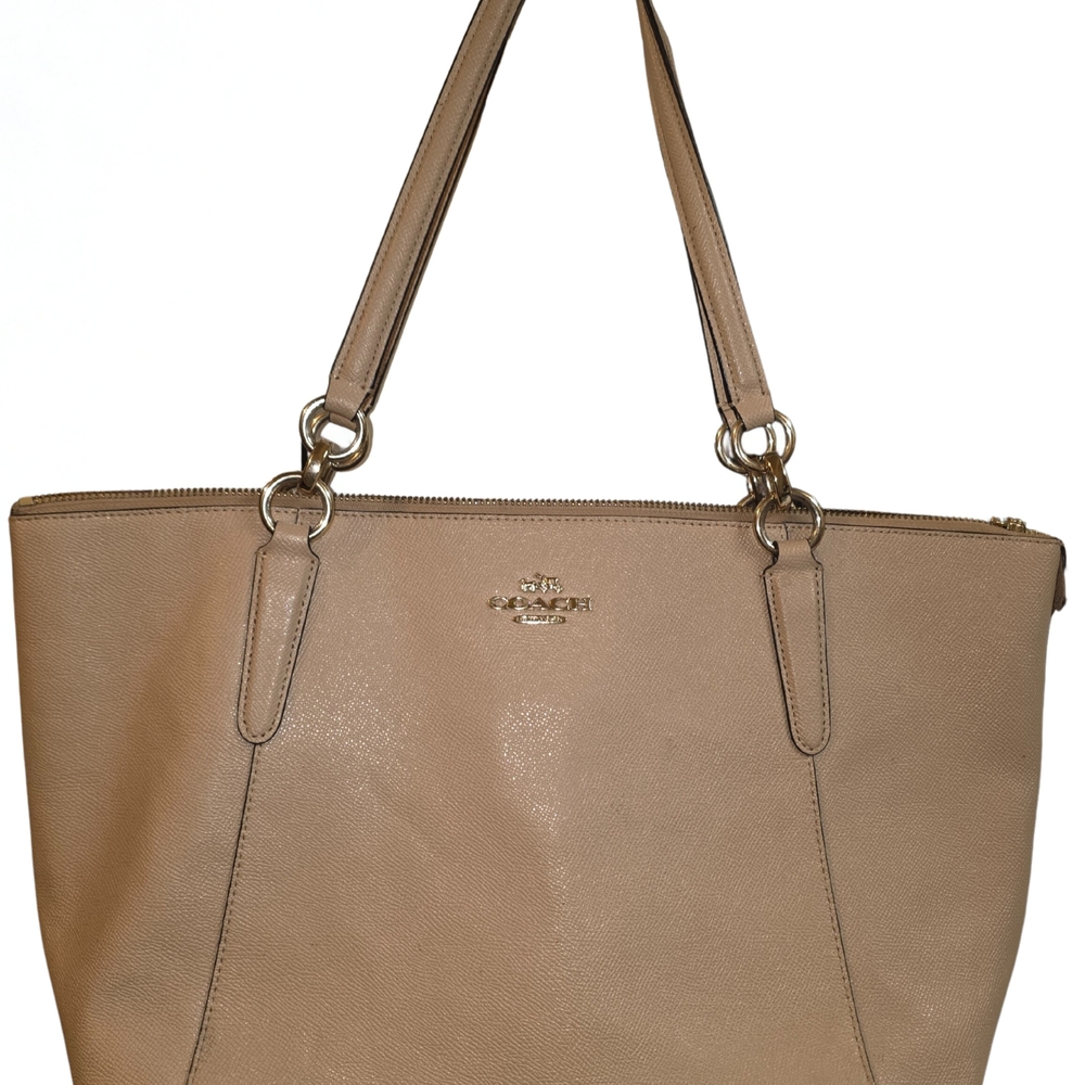 Coach Tan Leather Ava Tote